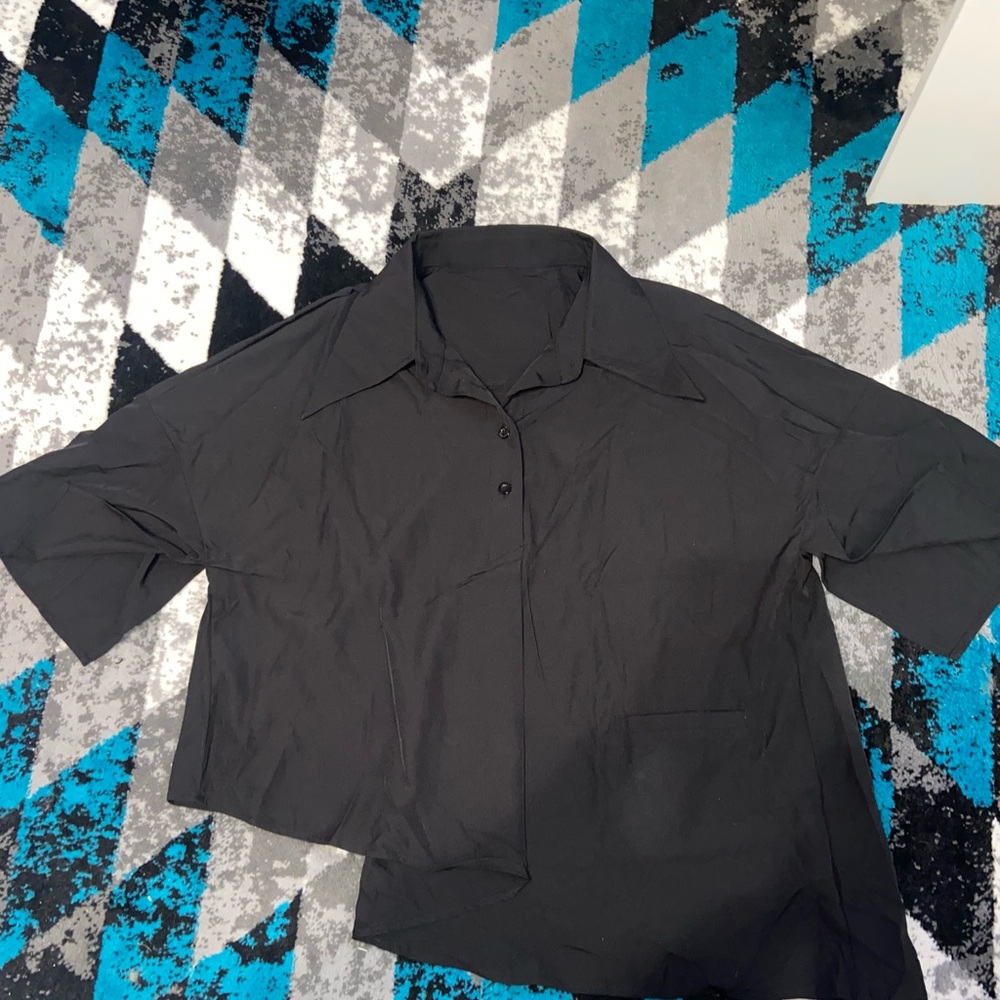 Black Button-Up Shirt